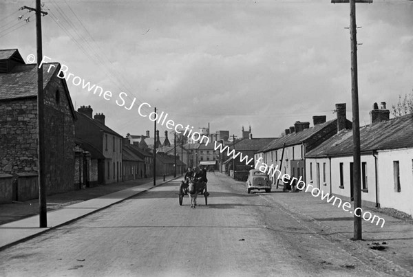 ROAD WITH HORSE AND CART